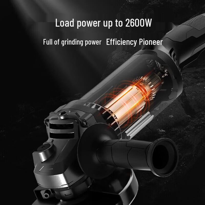 Deli 1800W 150mm Corded Angle Grinder CN Plug (adapter Included)