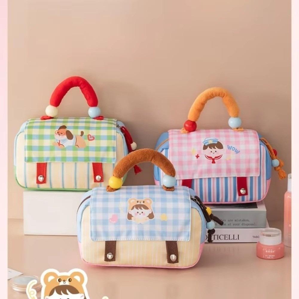 Kosmetiktasche mit großer Kapazität Cartoon-Muster Reise-Kosmetiktasche Mehrzweck