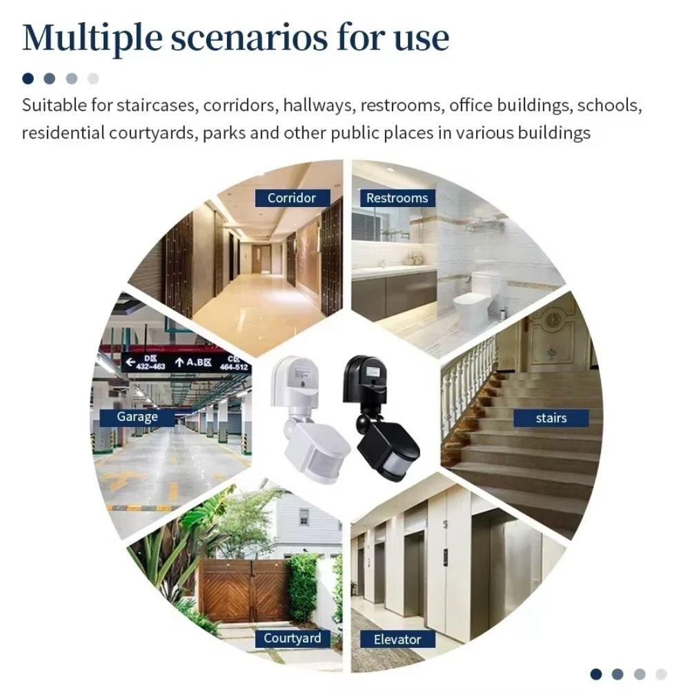 Menschliche Induktion Infrarot-Detektion Detektor AC110-240V Menschlicher Körpersensor Badezimmer