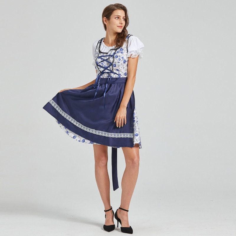 European and American Style Dresses, Oktoberfest Costumes, Party Outfits, Cosplay Maid Outfits, V-Neck Dresses in Stock