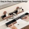 1PC Kitchen Sink Faucet Organizer Suction Cup Faucet Sponge Holder Drainage Tray Portable Rack Bathroom Kitchen Storage Parts