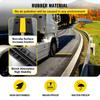 4 Pack of 1-Channel Rubber Cable Protector Ramps Heavy Duty 18000Lbs Load Capacity Cable Wire Cord Cover Ramp Speed Bump Driveway Hose Cable Ramp