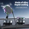 K5 Vacuum Magnetic Car Phone Holder Wireless 15W Rechargeable Live Cooling 720° Rotate Foldable Phone Bracket