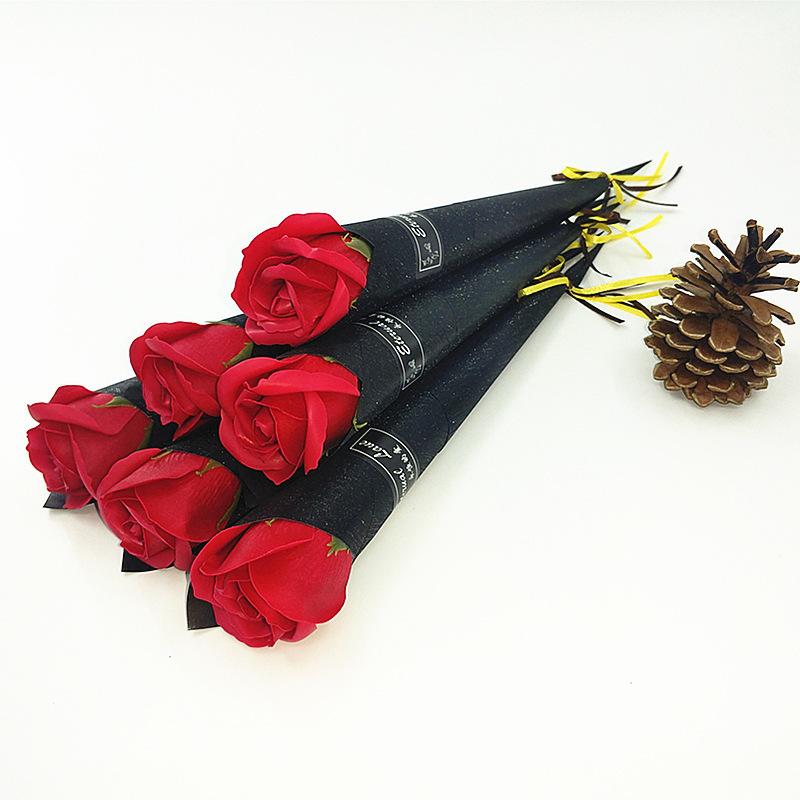 Valentine‘s Day GIift Artificial Multicolor Rose Soap Flower Rose