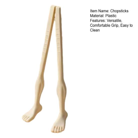 1 Pair Foot Shape Chopsticks Dining Chopsticks Cute for Kitchen Funny Home Decor for Dining Table