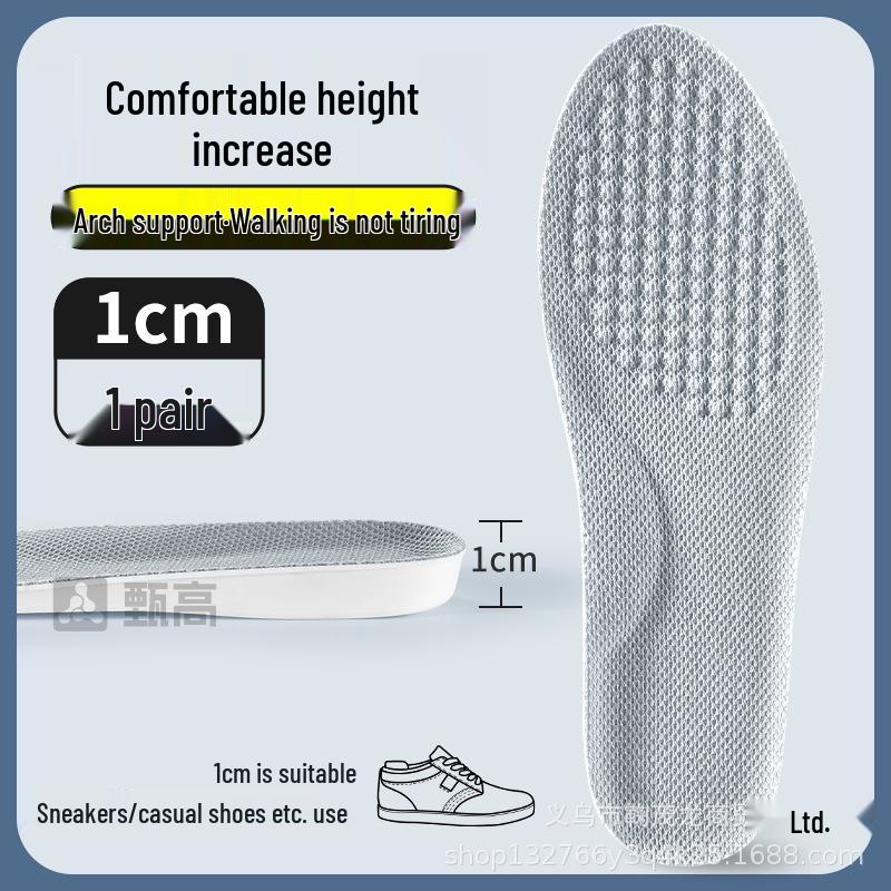Unisex Shock-Absorbing Insoles for Leather Shoes, Martin Boots & Boots