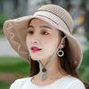 Foldable Hat Women's Summer Sun Protection Sun Hat Women's Big Edge Bucket Hat Outdoor Sun Hat