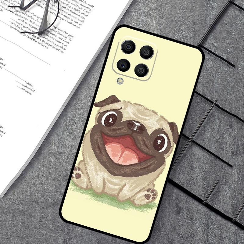 

Funny Pug Dog Case For Samsung Galaxy M54 M32 M52 M15 M11 M12 M13 M14 M06 M16 M36 M56 M31 M53 M35 M55 M34 Samsung M31s