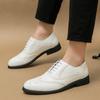 Leather Shoes Man Casual Loafers Luxury Design Slip on Male Dress Shoes Leisure Style Big Size Good Wear-resistant Sole