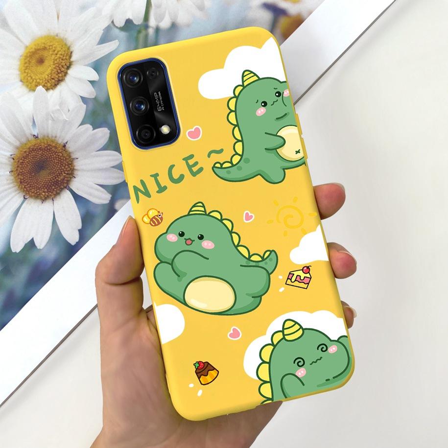 For Realme 7 5G Case RMX2111 Cover New Fashion Flower Girls Painted Funda Soft TPU Cases For Realme 7 Pro Realme7 RMX2155 Bumper