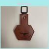 Leather Hat Clip Magnetic Holder With Letter Pattern For Adults And Unisex Use