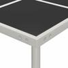 Maison Exclusive - Table de salle à manger de jardin 170x170x74,5cm Verre et acier