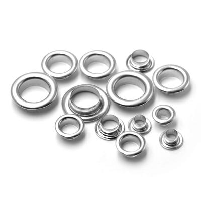 100 Stück Ösenösen mit Unterlegscheibe passend für Lederhandwerkstaschen, Schuhe, Gürtelkappen 4 mm/5 mm/6 mm/8 mm/10 mm