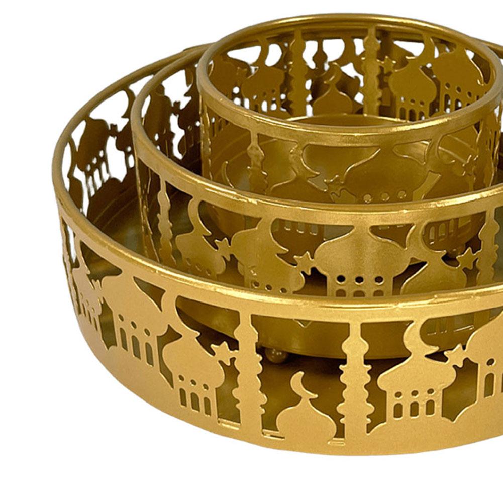 3 шт. Подносы для сервировки десертов на праздник Рамадан Мубарак Подносы для сервировки — фото 5