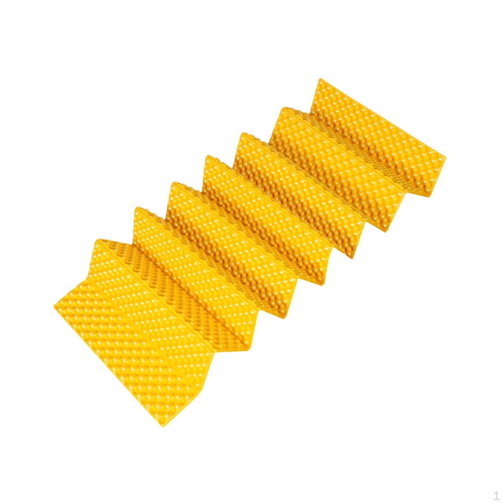 

Складной коврик для кемпинга, сверхлегкий, универсальный, для пикника, для палатки жёлтый