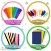 Arts and Crafts Supplies for Kids - Craft Art Supply Kit for Toddlers Age 4 5 6 7 8 9 - All In One D.I.Y. Crafting School Kindergarten Homeschool Supp