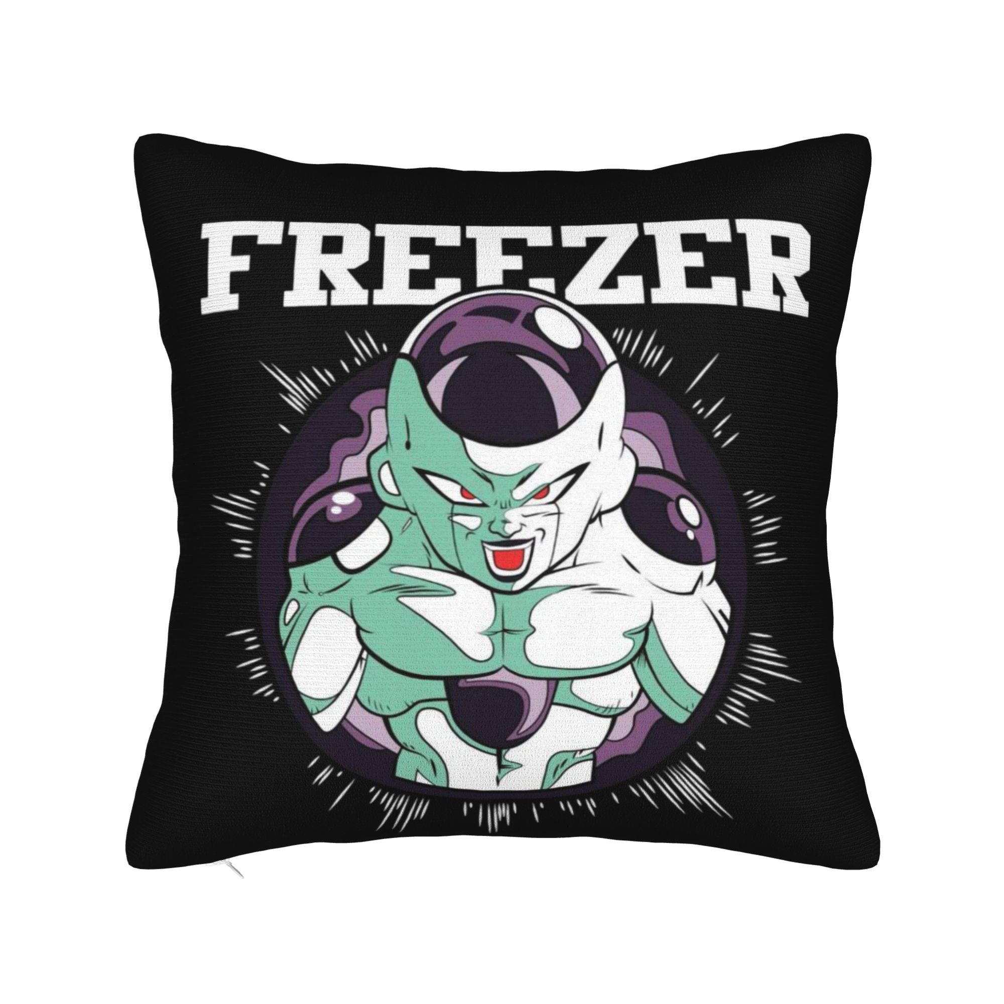 Master Roshi Manga Square Pillow Cases Dbz Cushion Covers Funny Polyester Decorative Pillowcover For Home 45*45Cm Peach skin 18*18(CM)-1Pcs