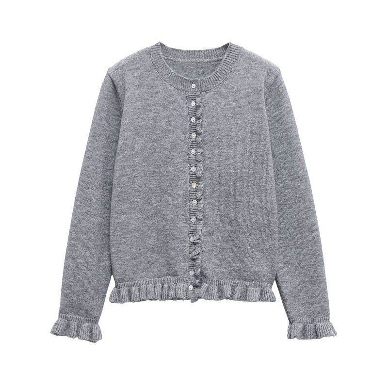 Araltay New Western Style Women Clothes Versitile Fashion Long Sleeve Laminated Decorative Knitted Outerwear 2756114
