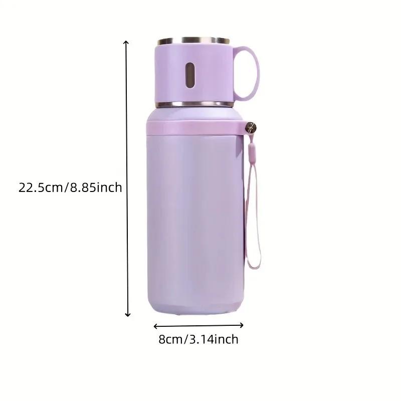 Stainless Steel Vacuum Insulated Tumbler Portable Outdoor Activity Handheld Cup Ultra Long Time Heat Retention