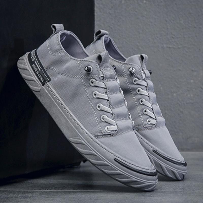 Men Shoes Breathable Ice Silk Antiskid Canvas Shoes Campus Trendy Board Shoes Breathable Casual Sneaker Tenis Masculino Homem