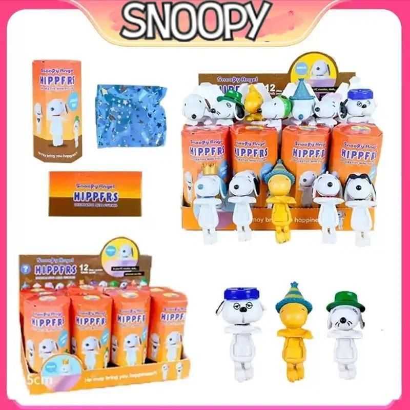 New Hipper Angel Snoopy Blind Box Computer Mobile Phone Decoration Ornaments Kawaii Mini Figure Anime Model