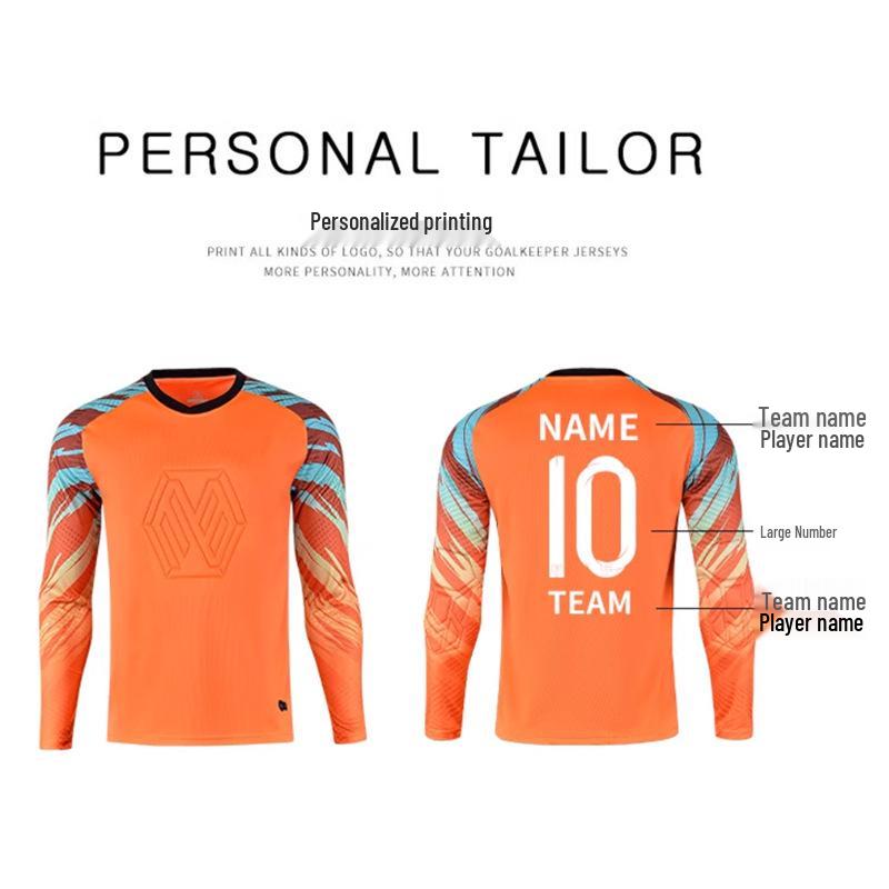 Anti-collision Goalkeeper Training Set: Long Sleeve Football Uniform for Adults and Children
