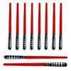 Star Wars Perfect for Sports and Sports Lightweight and Durable PVC Handheld Balloons for Party Pool and Red Sword-Shaped Balloons, 10-Piece Set,