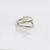 BRILLPIECE Twin stone nail ring