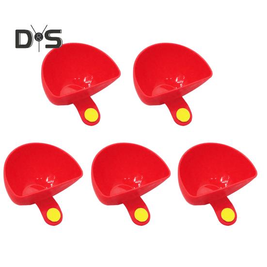 

5 шт. миски для соусов, приправы, контейнеры для соусов, настольные миски, держатели для мисок, пластиковые миски для специй, кухонная утварь красный