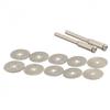 Thin and 10pcs Diamond Cutting Discs for Gem stones and Metal Cutting