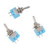 20Pcs MTS-101 2 Position For Toggle Switch Kit 2 Pin SPST ON-OFF 6A 125VAC Two Position Switch Kit Accessories
