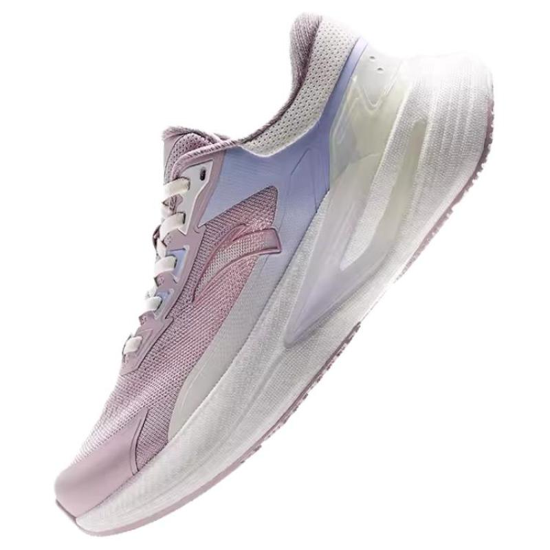 Anta Royal Road Cushioning Wear-Resistant Low-Top Sprint Running Shoes Women's Pink White Sneakers 122435536-3