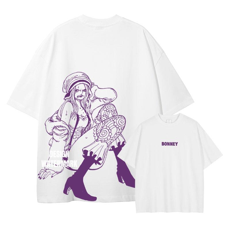 

One Piece Bonney Cotton TShirt Summer Short Sleeve Streetwear Casual Fashion Hipster Cool S