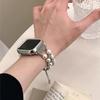 For Applewatch10 Apple Watch iWatch6789SE Strap Premium Sense Diamond Pearl Bracelet
