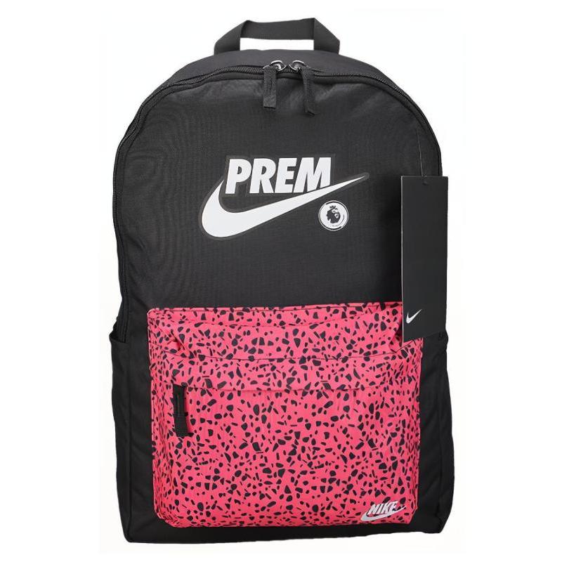 Nike Polyester Backpack Regular Unisex Black Pink Multicolor Casual BA6430-010