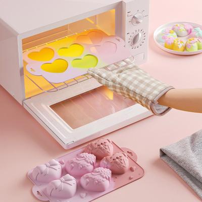 Moule à Chocolat Forme de Cœur Qualité Alimentaire Lave-Vaisselle Sûr Anti-adhésif Sans BPA Moule à Gâteau Motif Saint-Valentin Moule en Silicone