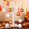 2025 Halloween Tree Pumpkin Hanging Pendant 12Pcs/set Christmas Pumpkin Ball Ornaments Farmhouse Fall Holiday Atmosphere Props