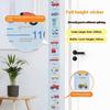 2M Height Child Growth Chart Waterproof Height Measuring Tape Height Measurement Sticker  Home Use