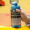 New Plastic Water Bottle 550ml Leak-Proof Drinking Cup Transparent with Handle Water Jugs