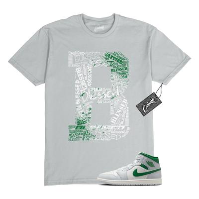 1 Summit White Pure Platinum Pine Green Sail T Shirt Match B BLS