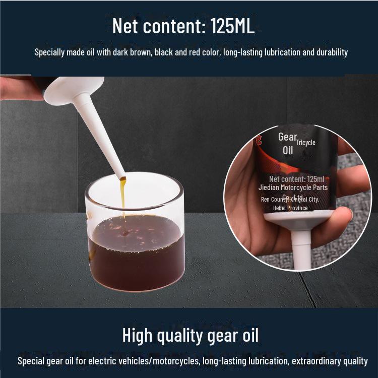 Elektrisches Dreirad Getriebeöl zur Schmierung von Motor und Hinterachsgetriebe