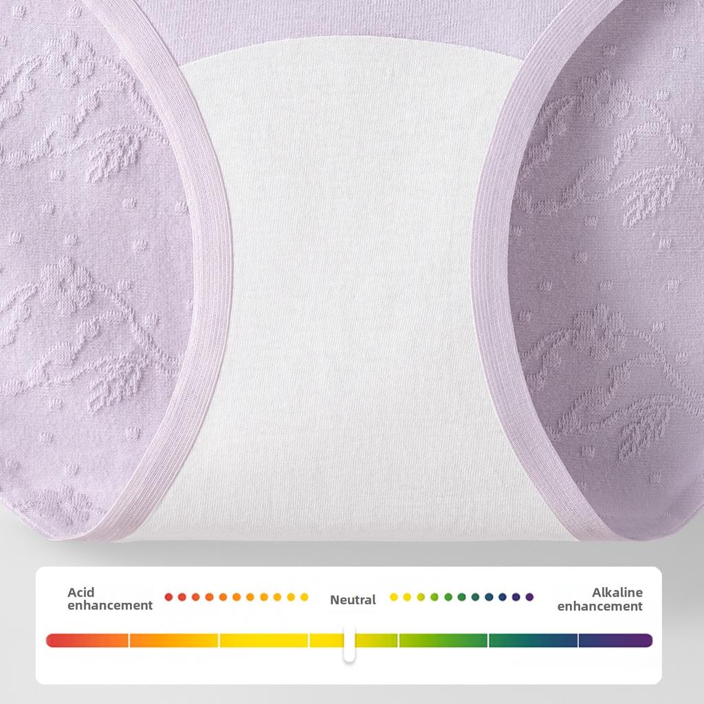 Damen Frühling und Herbst Baumwolle Jacquard Antibakterieller Schritt Schwangere Frauen Verlängerter Schritt Unterwäsche