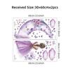 Autocolante de Perete Fată Fluturi Lună Cameră Fete Copii Dormitor Decorare Grădiniță Bebeluși Accesorii Decor Acasă Decal de Perete Sufragerie