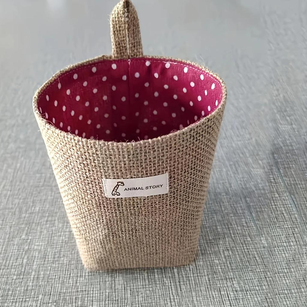 1Pc Mini Storage Basket, Wall Hanging Organizer for Fruits & Vegetables, Multipurpose Basket for Home Decor & Sundries Storage
