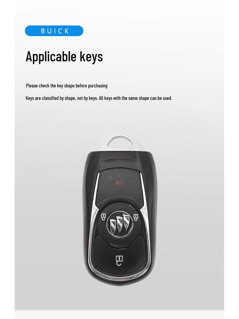 Buick Envision Key Case: Full Wrap Metal Protective Shell for Enclave, Regal, and LaCrosse Keychains