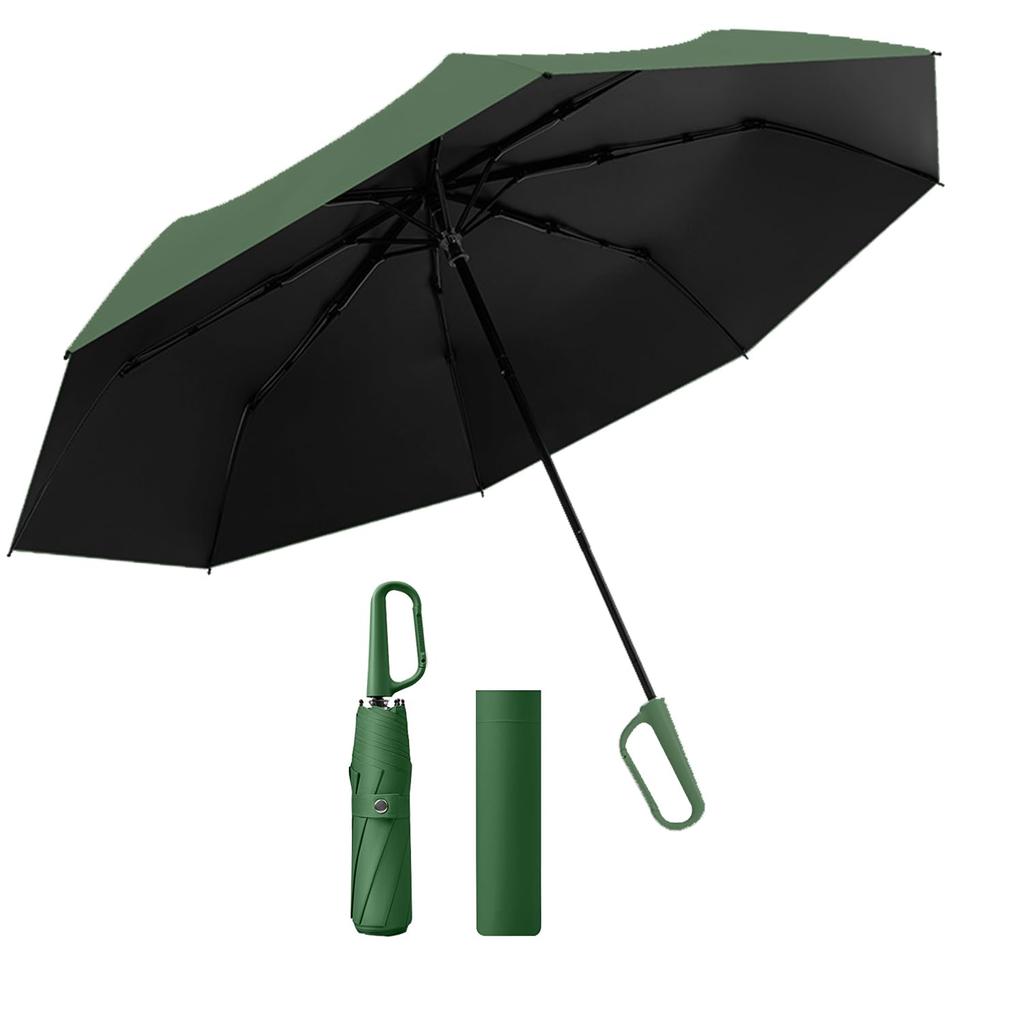 for Manual Folding Umbrella with Suitable for Sun and 300g Folding Umbrella for with Umbrella Case [New 2025] Buckle, Rain, Ultra-Lightweight 8-Rib
