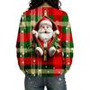 Women's Christmas Printed Long Sleeve Cardigan for Holiday Party