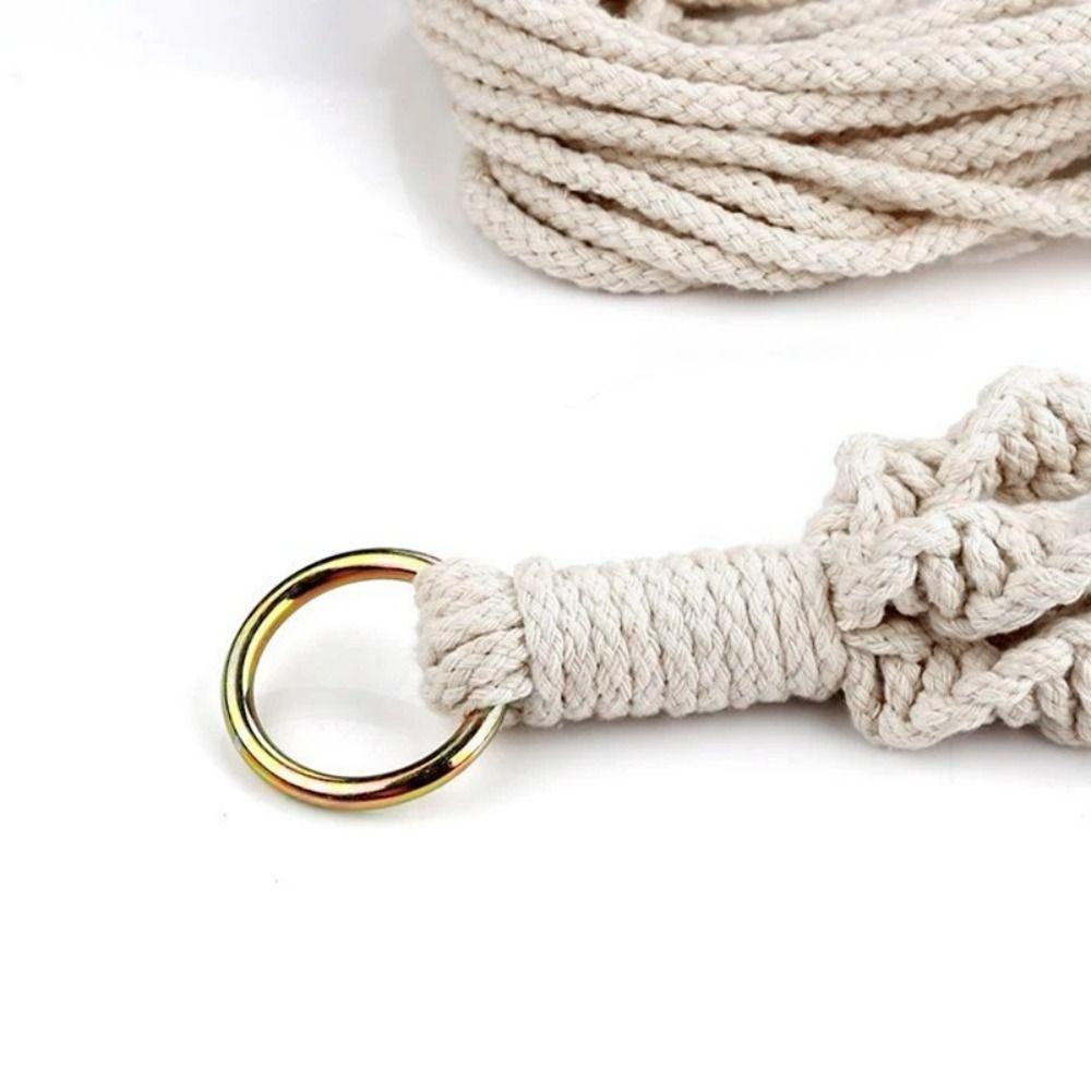 Gardening Cotton Rope Hanger Flower Pot Boho Tassel Hanging Basket Durable Plant Hanger  Home