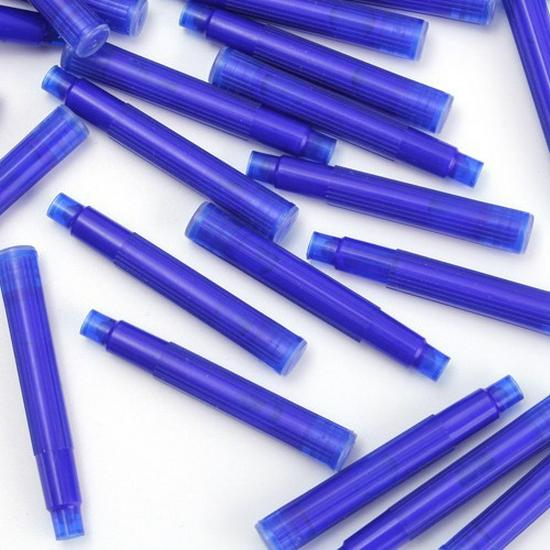 Cartușe de cerneală Moirai termosensibilă pentru stilou pentru studenți, 3,4 mm, Albastru/Negru, Șters cu frecare, Practică caligrafie