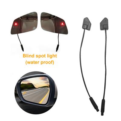 2PCS BSD Lens Light Parking Sensor Alarm Radar Car Blind Spot Monitoring System Safety Driving Assist Lane Changing Light
